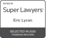 super lawyers badge for attorney Eric Lycan