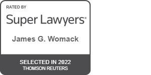 Super Lawyer badge for James Womack