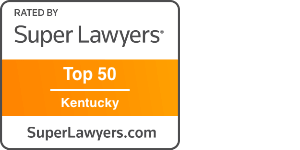 top 50 in Kentucky super lawyers badge